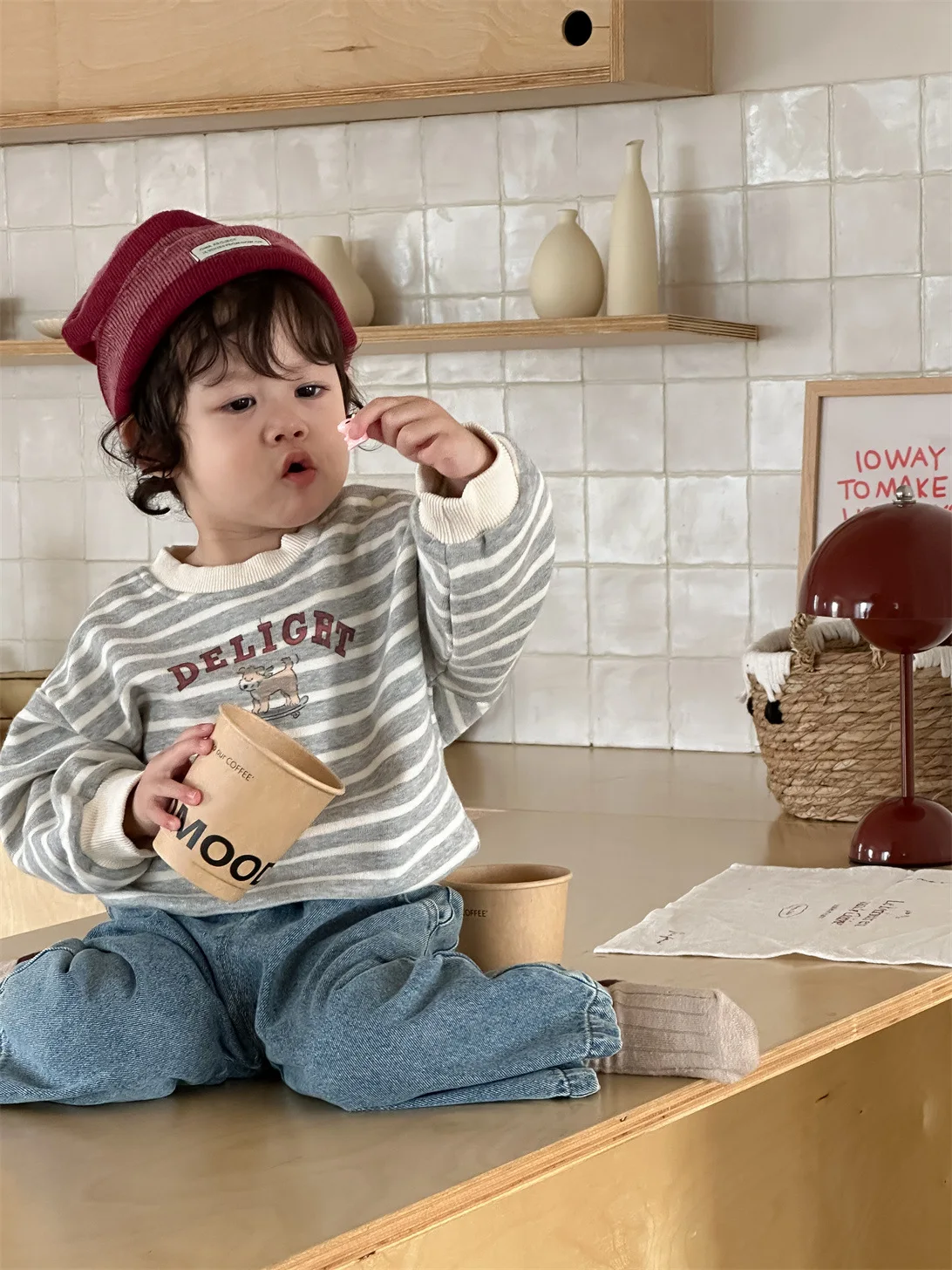 2025 Autumn New Baby Striped Sweatshirt Long Sleeve Infant Girl Cotton Pullover Tops Boys Casual Sweatshirt Toddler Clothes 6 S0ca544bcb1714a5fa17f9191c87a45239