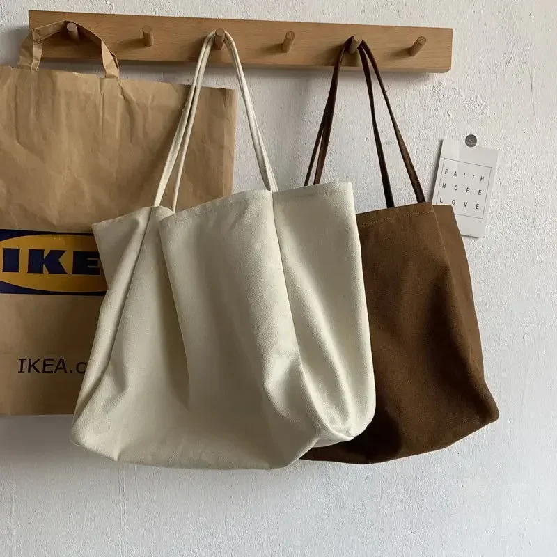 Холщовая Сумка на плечо, вместительные продуктовые тоуты, простая однотонная дизайнерская сумочка, многоразовый экологически чистый шоппер
Холщовая Сумка на плечо, вместительные продуктовые тоуты, простая однотонная дизайнерская сумочка, многоразовый экологически чистый шоппер