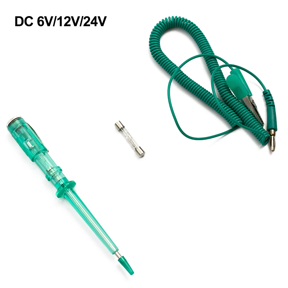 1 Set Automotive Electrical Wire Circuit Tester DC 6V/12V/24V Car Lamp Voltage System Detector Probe Test Lights Equipment Tool
1 Set Automotive Electrical Wire Circuit Tester DC 6V/12V/24V Car Lamp Voltage System Detector Probe Test Lights Equipment Tool