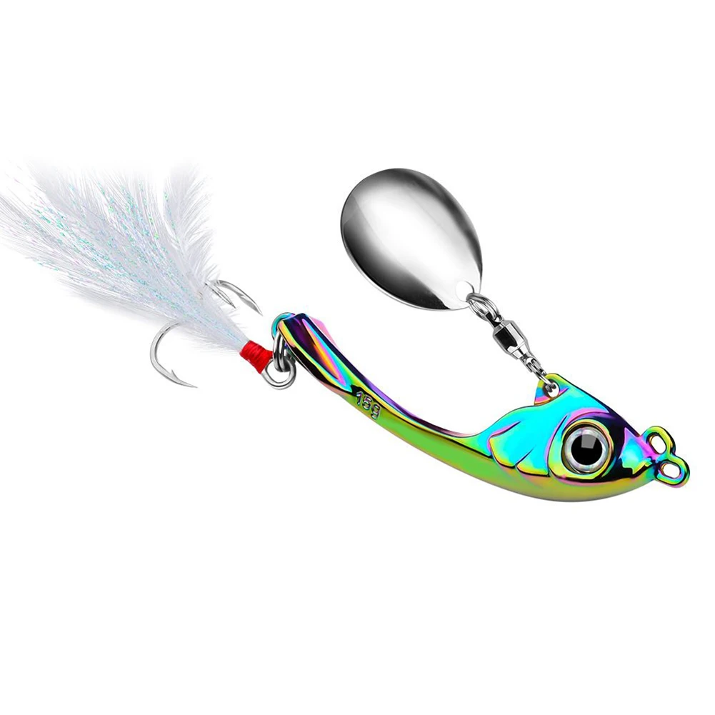 1pc Bait Fishing Lure Bait Rotating Sequin Long Throw VIB Metal Bait Hook 9g 13g 17g Fishing Lure Accessories Parts
1pc Bait Fishing Lure Bait Rotating Sequin Long Throw VIB Metal Bait Hook 9g 13g 17g Fishing Lure Accessories Parts
