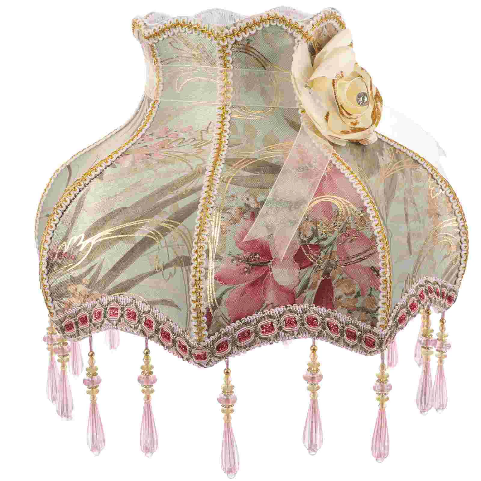 Vintage Lamp Shade Victorian Lampshade Beads Fringe Scallop Dome Lamp Cover E27 European Cloth Lamp Covers
Vintage Lamp Shade Victorian Lampshade Beads Fringe Scallop Dome Lamp Cover E27 European Cloth Lamp Covers