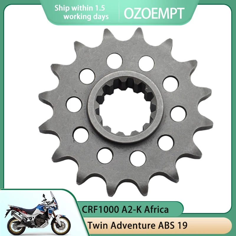 OZOEMPT 525-16T Motorcycle Front Sprocket Apply to CRF1000 A-K Africa Twin ABS A2-K Africa Twin Adventure ABS L-G,H Africa Twin
OZOEMPT 525-16T Motorcycle Front Sprocket Apply to CRF1000 A-K Africa Twin ABS A2-K Africa Twin Adventure ABS L-G,H Africa Twin