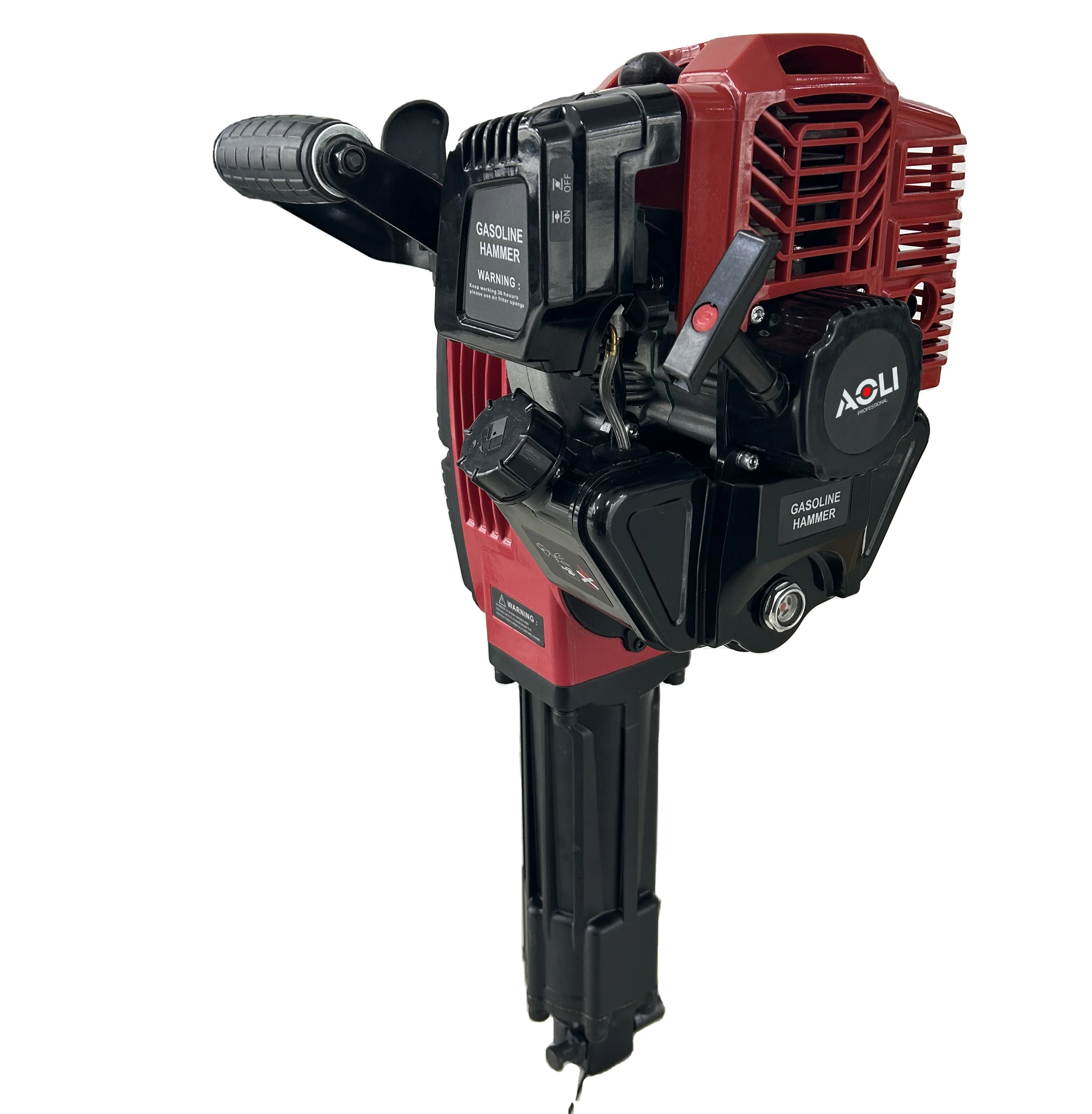 Powerful hand hold gasoline hammer 52CC 1800w Two-stroke engine portable Petrol Jack hammer drill
Powerful hand hold gasoline hammer 52CC 1800w Two-stroke engine portable Petrol Jack hammer drill
