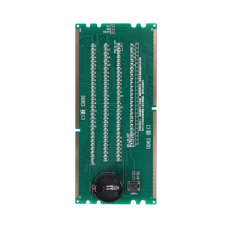 Тестер DDR2 и DDR3 2 в 1 с подсветкой и встроенными схемами для настольной материнской платы
Тестер DDR2 и DDR3 2 в 1 с подсветкой и встроенными схемами для настольной материнской платы