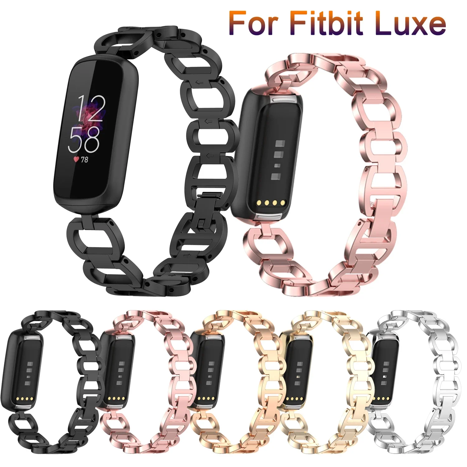 New Watch Bands For Fitbit Luxe sport watch Band Stainless Steel Metal Wrist Strap Women Jewelry Bracelet For Fitbit Luxe bands
New Watch Bands For Fitbit Luxe sport watch Band Stainless Steel Metal Wrist Strap Women Jewelry Bracelet For Fitbit Luxe bands