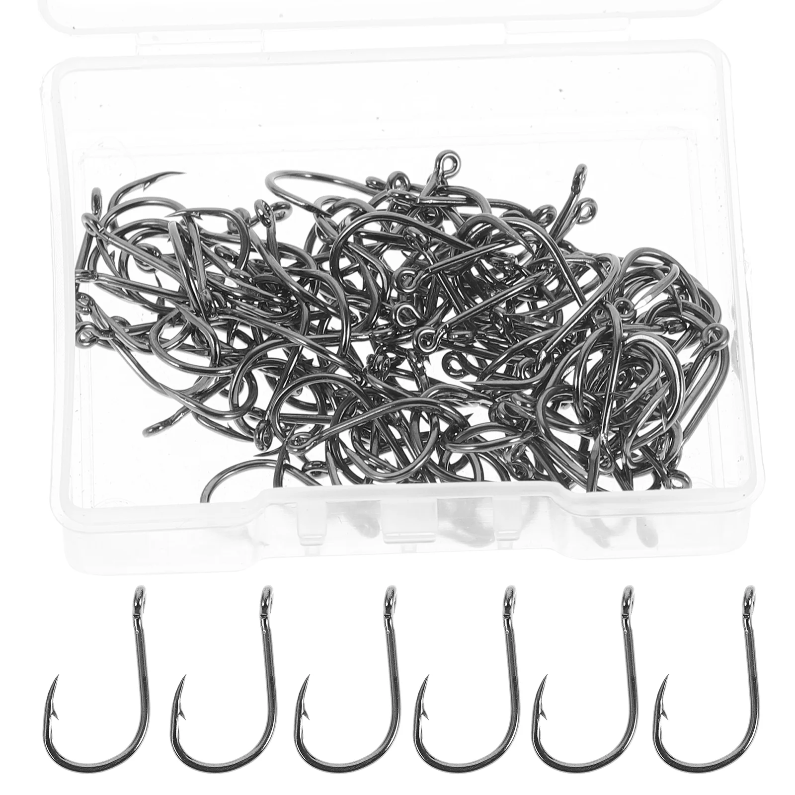 200 Pcs Barbed Hook Offset Hooks Fishing Freshwater High-Carbon Steel Saltwater for with Holes
200 Pcs Barbed Hook Offset Hooks Fishing Freshwater High-Carbon Steel Saltwater for with Holes