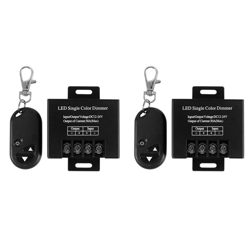 2X 30A Single Channel LED Dimmer Controller With 3 Key Wireless Rf Remote Control For Single Color 5050 LED Striplight
2X 30A Single Channel LED Dimmer Controller With 3 Key Wireless Rf Remote Control For Single Color 5050 LED Striplight