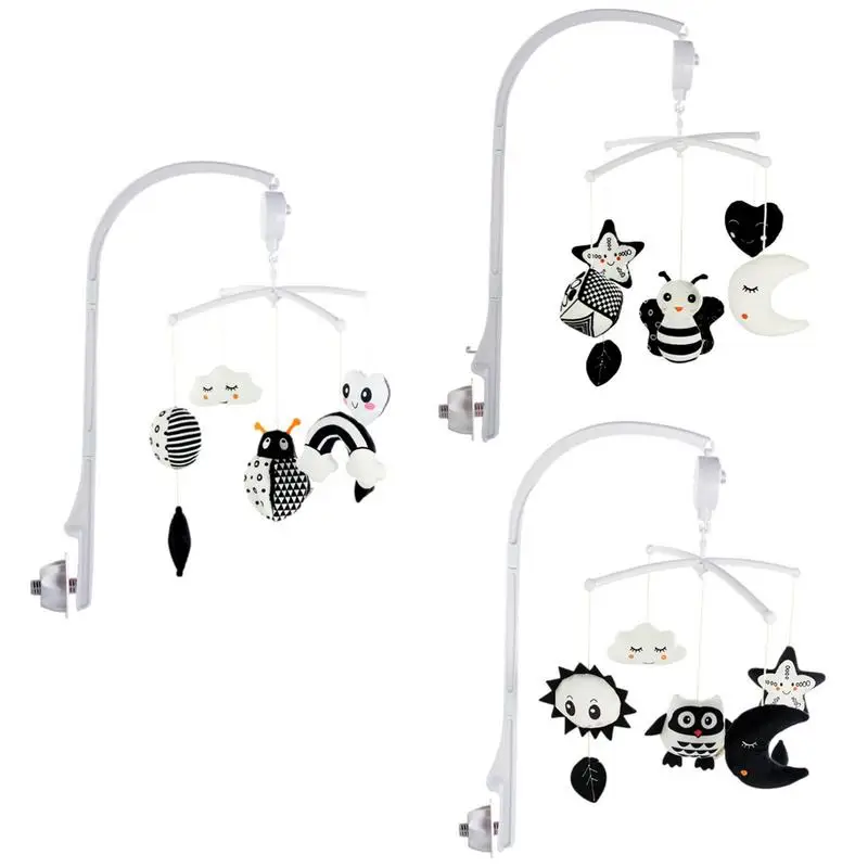 Toddlers Crib Toys Baby Crib Bell Animal Music Box Black and White Bed Toy Rattles Infants Hanging Mobile Nursery Soothing Toys
Toddlers Crib Toys Baby Crib Bell Animal Music Box Black and White Bed Toy Rattles Infants Hanging Mobile Nursery Soothing Toys