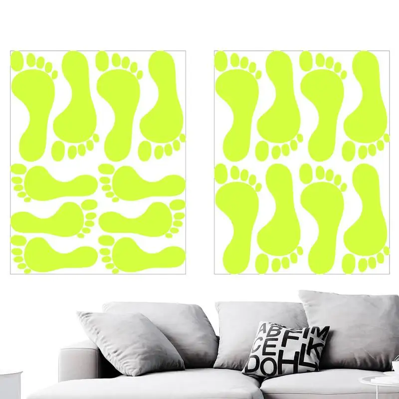2 Sheet Luminous Footprint Stickers Decals Glow In The Dark Stickers PVC Foot Floor Wall Sticker Boy Girl Gift Home Decor
2 Sheet Luminous Footprint Stickers Decals Glow In The Dark Stickers PVC Foot Floor Wall Sticker Boy Girl Gift Home Decor