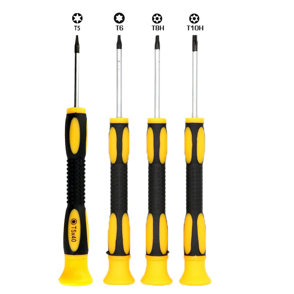 4pcs T5 T8H T10H Precision Screwdriver Security Tamper Proof Magnetic Screwdriver Bits For Xbox PS3 PS4 Phone Repair Tools
4pcs T5 T8H T10H Precision Screwdriver Security Tamper Proof Magnetic Screwdriver Bits For Xbox PS3 PS4 Phone Repair Tools