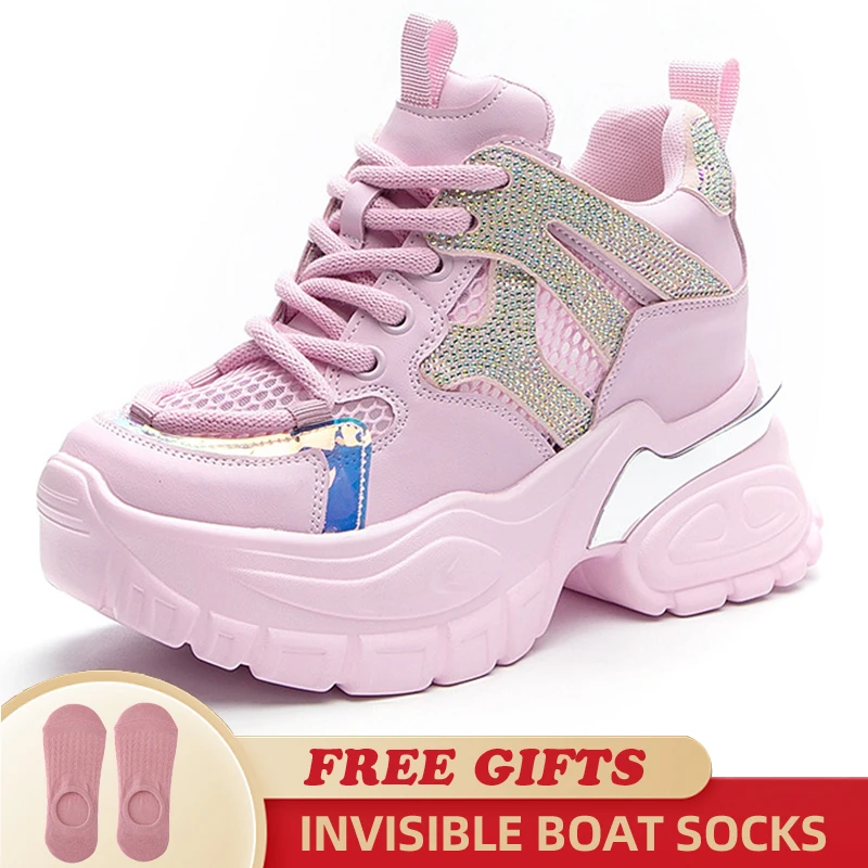 10.5cm Air Mesh Hollow Female Platform 2023 Wedge Chunky Sneakers Genuine Leather Comfy Rhinestone Fashion Summer Women Shoes
10.5cm Air Mesh Hollow Female Platform 2023 Wedge Chunky Sneakers Genuine Leather Comfy Rhinestone Fashion Summer Women Shoes
