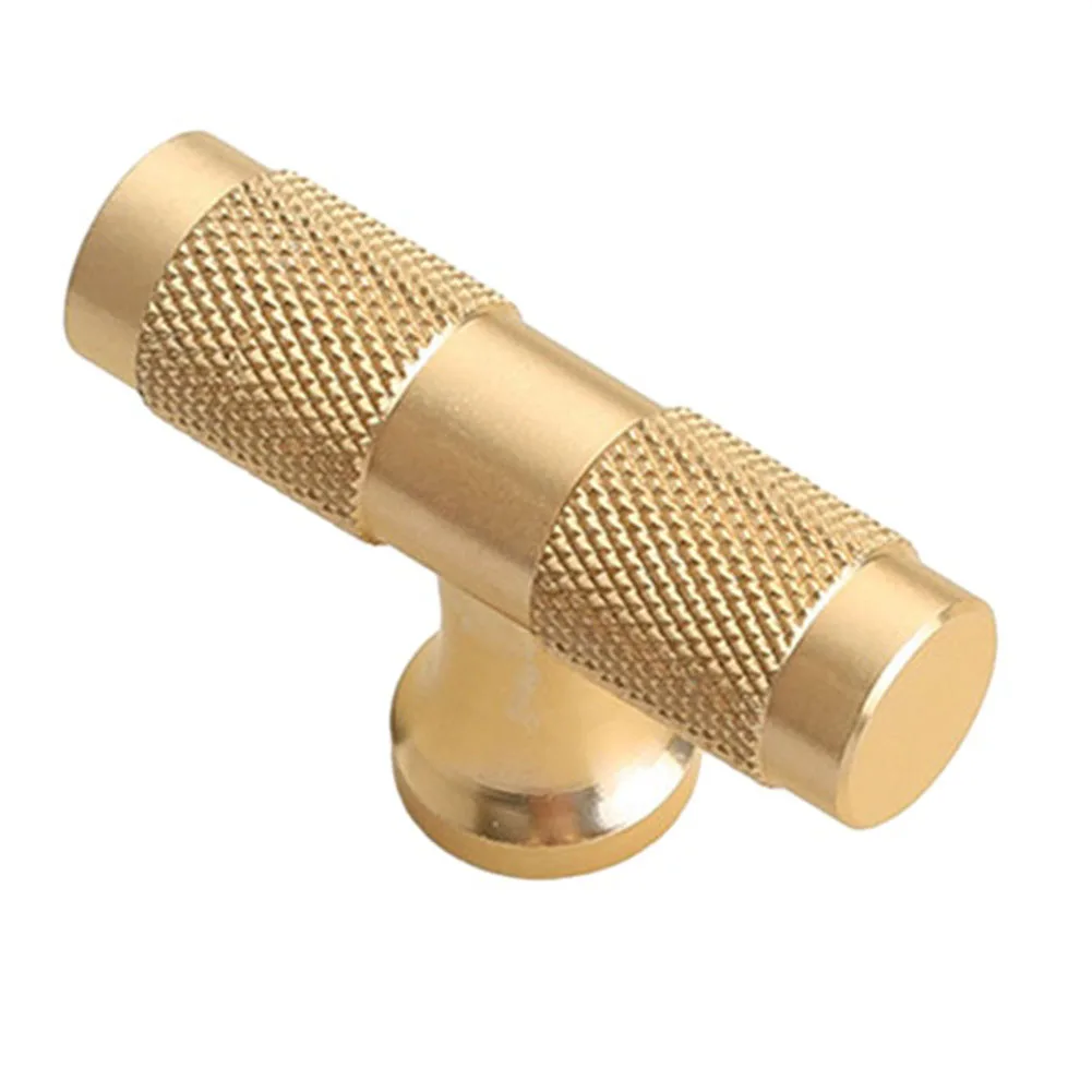 Gold Knurled Handle For Kitchen Cabinets Cupboards & Drawers Durable Cabinet Pulls Building Furniture Hardware Home Improvement
Gold Knurled Handle For Kitchen Cabinets Cupboards & Drawers Durable Cabinet Pulls Building Furniture Hardware Home Improvement
