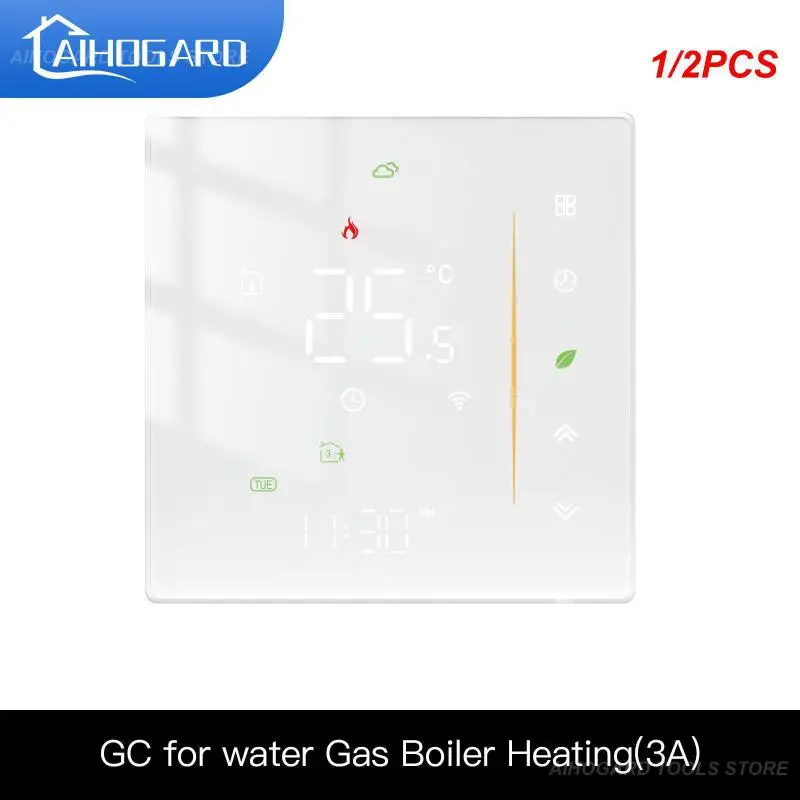 1/2PCS WiFi Water/Electric Floor Heating Thermostat Water Gas Boiler Temperature Control Tuya/Smart APP Alexa
1/2PCS WiFi Water/Electric Floor Heating Thermostat Water Gas Boiler Temperature Control Tuya/Smart APP Alexa