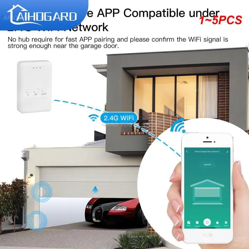 1~5PCS Tuya WiFi Smart Garage Door Opener Wireless 433MHz Door Sensor Compatible Alexa Home for Warehouse Garage Door
1~5PCS Tuya WiFi Smart Garage Door Opener Wireless 433MHz Door Sensor Compatible Alexa Home for Warehouse Garage Door