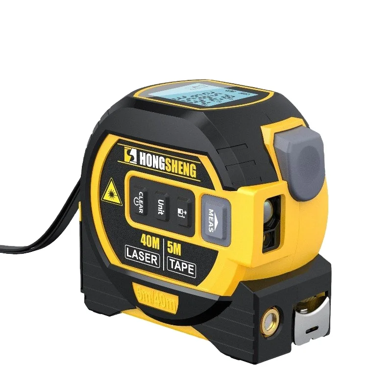 3 in 1 Laser Rangefinder 5m Tape Measure Ruler LCD Display with Backlight Distance Meter Cross Line Building Measurement Device
3 in 1 Laser Rangefinder 5m Tape Measure Ruler LCD Display with Backlight Distance Meter Cross Line Building Measurement Device