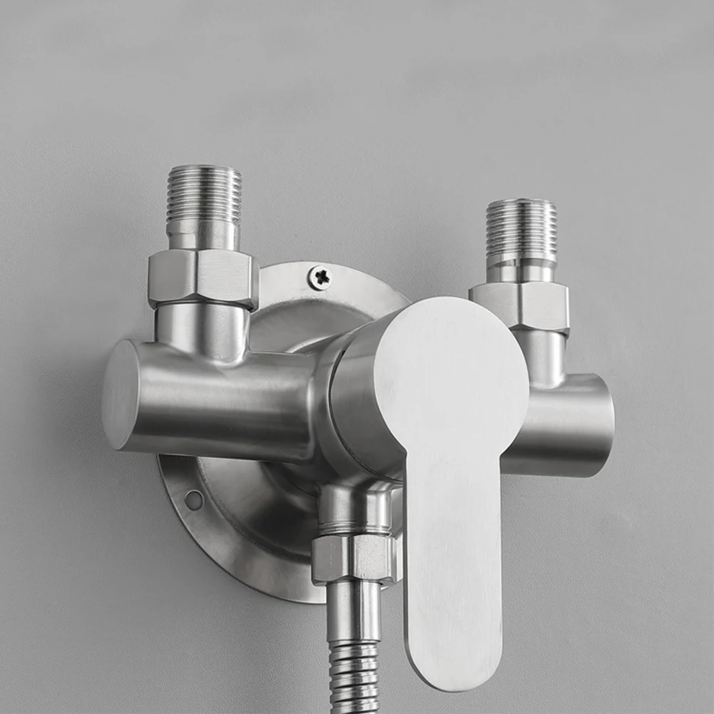 Stainless Steel Shower Faucet Hot And Cold Water Mixer G1/2inch Wall Mounted Metal Handle Shower Faucet Water Valve Faucet
Stainless Steel Shower Faucet Hot And Cold Water Mixer G1/2inch Wall Mounted Metal Handle Shower Faucet Water Valve Faucet