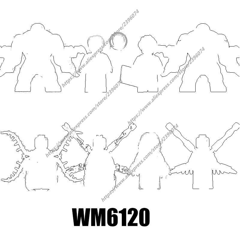 1 шт., фигурки-конструкторы WM6120 WM2195 WM2196 WM2197 WM2198 WM2199 WM2200 WM2201 WM2202
1 шт., фигурки-конструкторы WM6120 WM2195 WM2196 WM2197 WM2198 WM2199 WM2200 WM2201 WM2202
