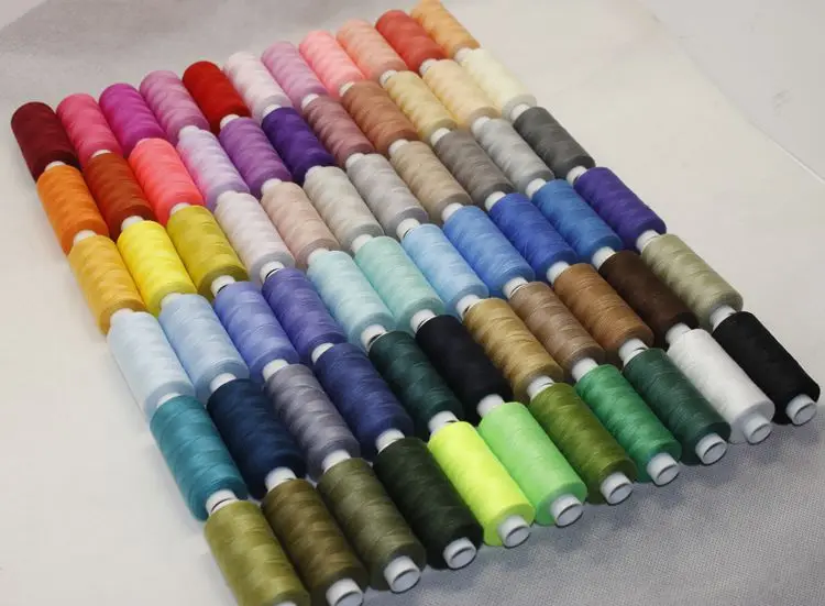 

Sewing Machine Polyester Threads/Hand Sewing Thread,40S/2,90 Different Colours(Spools) /Lot,About 400 Yards/Spool,High Quality!