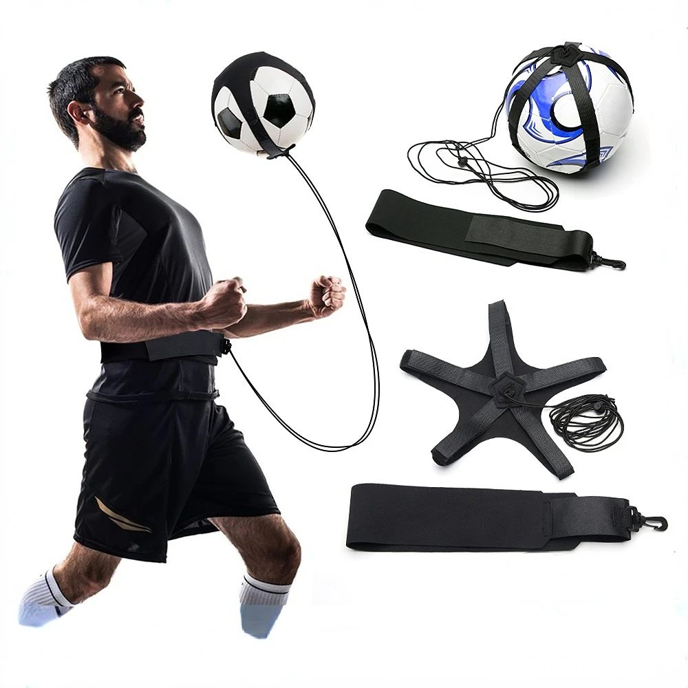 

Soccer Ball Juggle Bag Children Auxiliary Training Belt Adults Soccer Kick Trainer Solo Football Training Equipment for Beginner