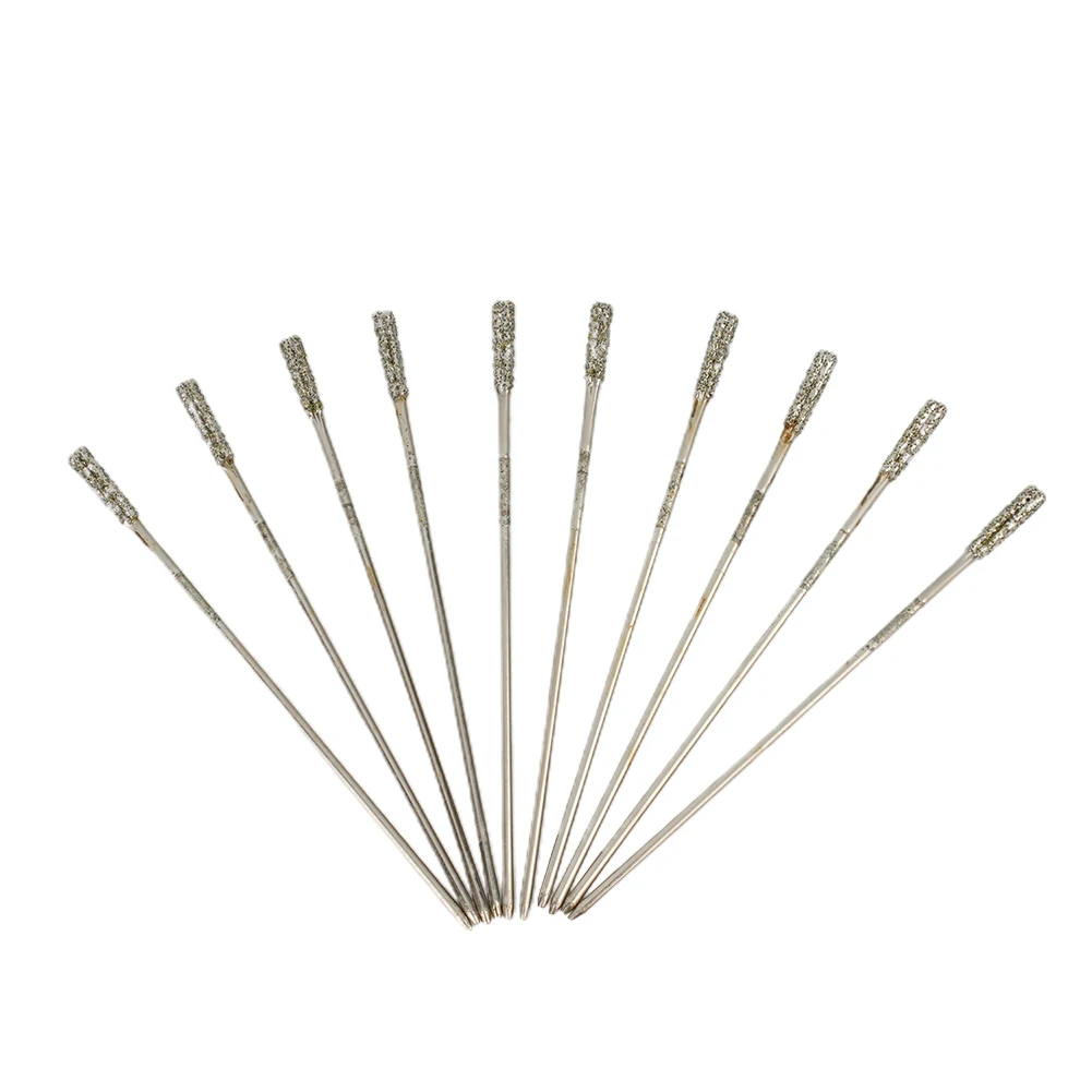 10pcs 1mm - 2.4mm Diamond Coated Lapidary Drill Bits Solid Bits Needle For Jewelry Crystal Drilling Tool
10pcs 1mm - 2.4mm Diamond Coated Lapidary Drill Bits Solid Bits Needle For Jewelry Crystal Drilling Tool