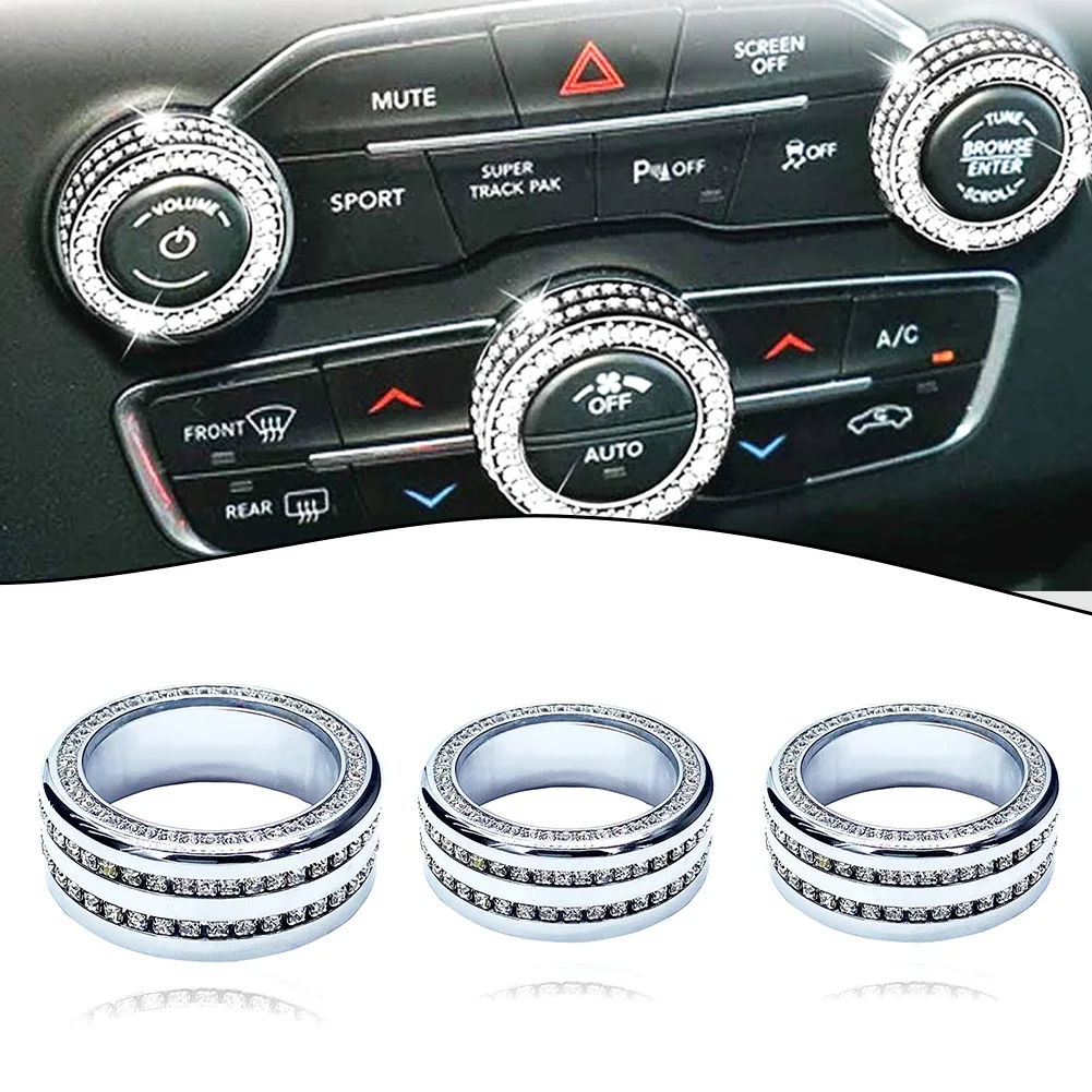 AC Volume Knob Button Knob Cover Rhinestone 2015-2020 AC Volume Control Knob Auto Parts Car Interior Trim Parts
AC Volume Knob Button Knob Cover Rhinestone 2015-2020 AC Volume Control Knob Auto Parts Car Interior Trim Parts