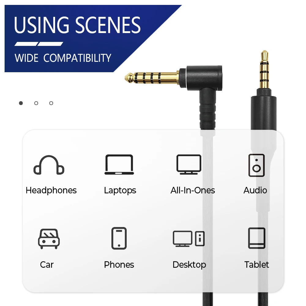 Technical Audio Upgrade Cable Headphone Balanced Cable with 4.4MM to 3.5MM Plug Suitable for SONY WH-1000XM2 XM3 XM4 H900N 800 Technical Audio Upgrade Cable Headphone Balanced Cable with 4.4MM to 3.5MM Plug Suitable for SONY WH-1000XM2 XM3 XM4 H900N 800