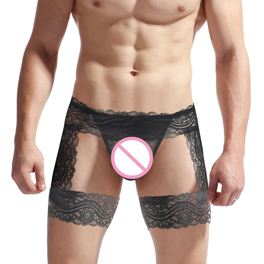 Men's Sexy Lace Tie Leg Hollow Out Thongs Panties Sissy Sheer Lace See Through Underwear Erotic Enhance Pouch Briefs Lingerie
Men's Sexy Lace Tie Leg Hollow Out Thongs Panties Sissy Sheer Lace See Through Underwear Erotic Enhance Pouch Briefs Lingerie
