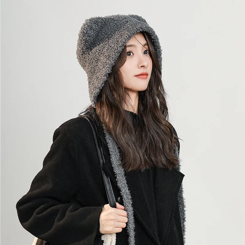 Cute bear ear Hat Women autumn winter Soft Plush Korean Fashion casual shopping Beanie Female Streetwear Warm Solid Color Cap
Cute bear ear Hat Women autumn winter Soft Plush Korean Fashion casual shopping Beanie Female Streetwear Warm Solid Color Cap
