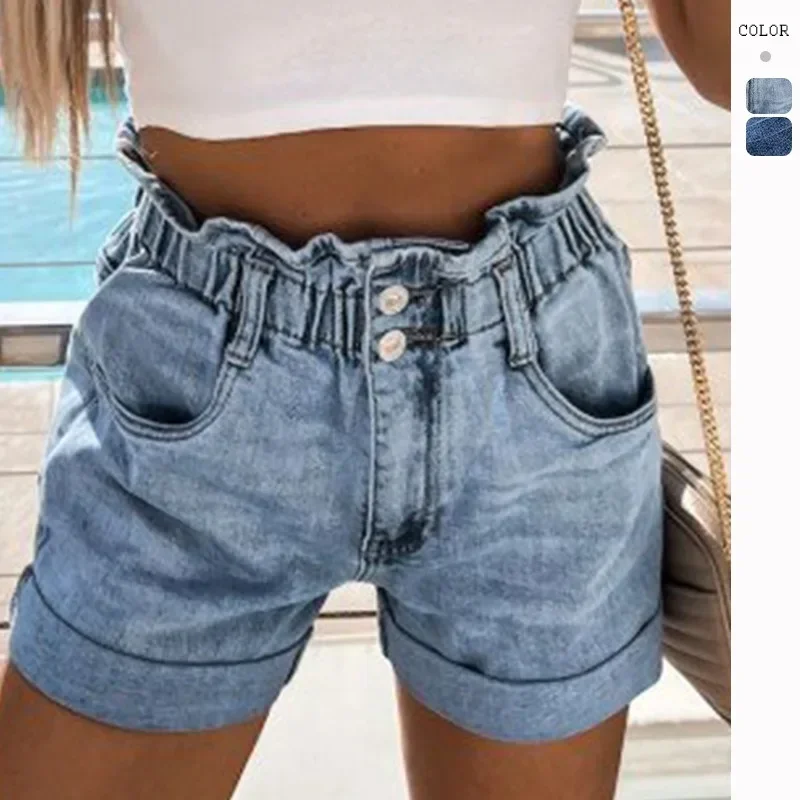 Женские джинсовые шорты с высокой талией, повседневные шорты с завышенной талией и цветами, лето 2023
Женские джинсовые шорты с высокой талией, повседневные шорты с завышенной талией и цветами, лето 2023