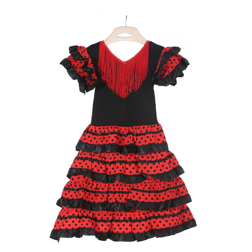 Kids Dance Dress for Girls Traditional Spanish Flamenco Baby Classic Flamengo Gypsy Style Skirt Bullfight Festival Ballroom Red
Kids Dance Dress for Girls Traditional Spanish Flamenco Baby Classic Flamengo Gypsy Style Skirt Bullfight Festival Ballroom Red