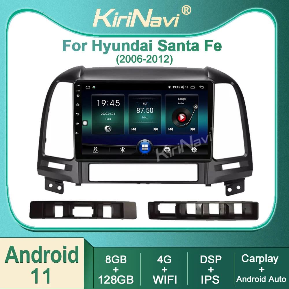 Автомагнитола Kirinavi Android 11 для Hyundai Santa Fe 2 2006-2012, автомагнитола, DVD, мультимедийный видеоплеер, автонавигация, головное устройство Carplay с GPS
Автомагнитола Kirinavi Android 11 для Hyundai Santa Fe 2 2006-2012, автомагнитола, DVD, мультимедийный видеоплеер, автонавигация, головное устройство Carplay с GPS