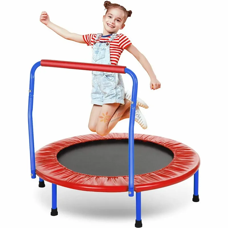 Foldable Adjustable Handle Indoor/Outdoor 36 inch Trampoline Mini Rebounder Trampoline for Kids
Foldable Adjustable Handle Indoor/Outdoor 36 inch Trampoline Mini Rebounder Trampoline for Kids