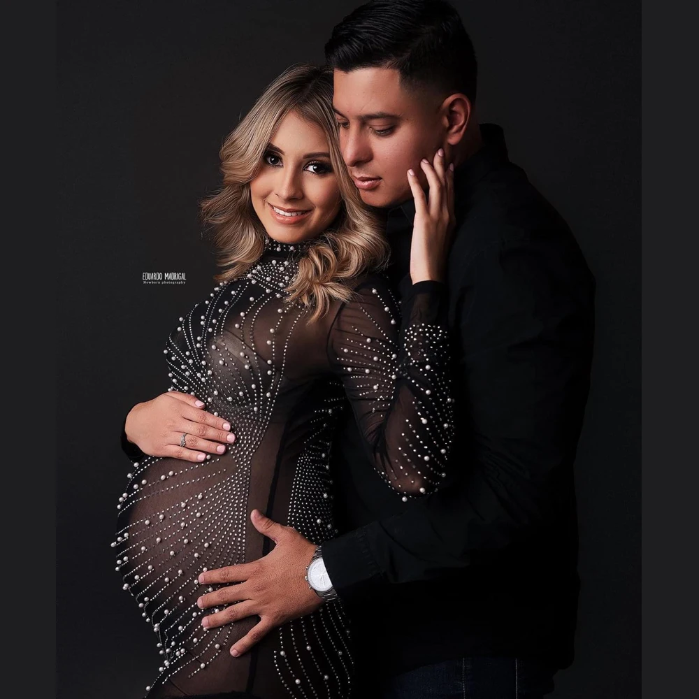 Pearl Rhinestone Maternity Photography Dress Stretchy Tulle Crystal Skinny Photo Shoot Tassel Dresses Full Sleeve
Pearl Rhinestone Maternity Photography Dress Stretchy Tulle Crystal Skinny Photo Shoot Tassel Dresses Full Sleeve
