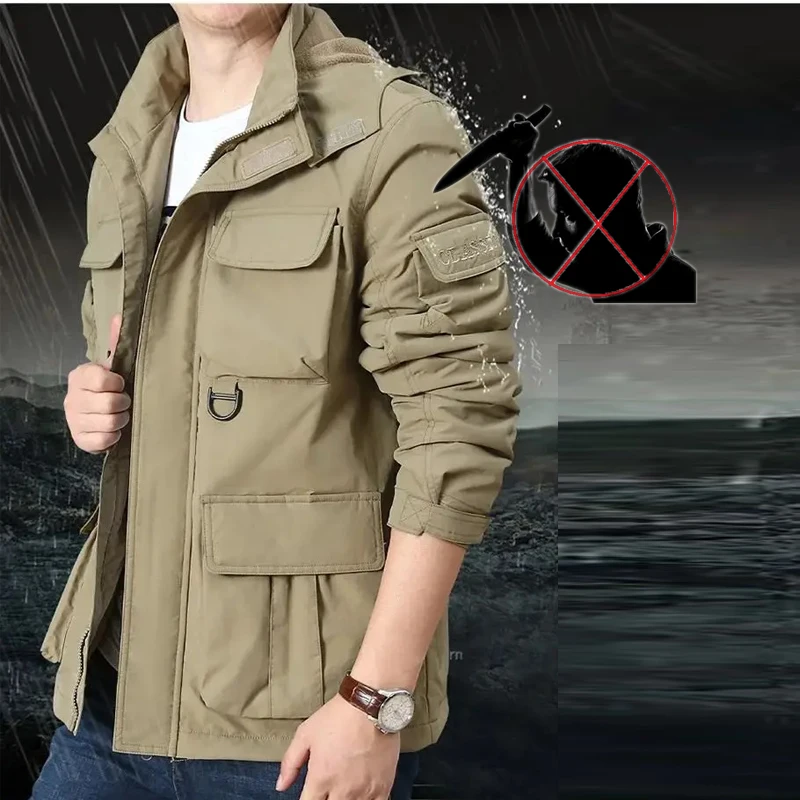 Защитная легкая водонепроницаемая куртка с защитой от ударов ножом, защита от порезов, защитное пальто с капюшоном для самообороны 4x
Защитная легкая водонепроницаемая куртка с защитой от ударов ножом, защита от порезов, защитное пальто с капюшоном для самообороны 4x