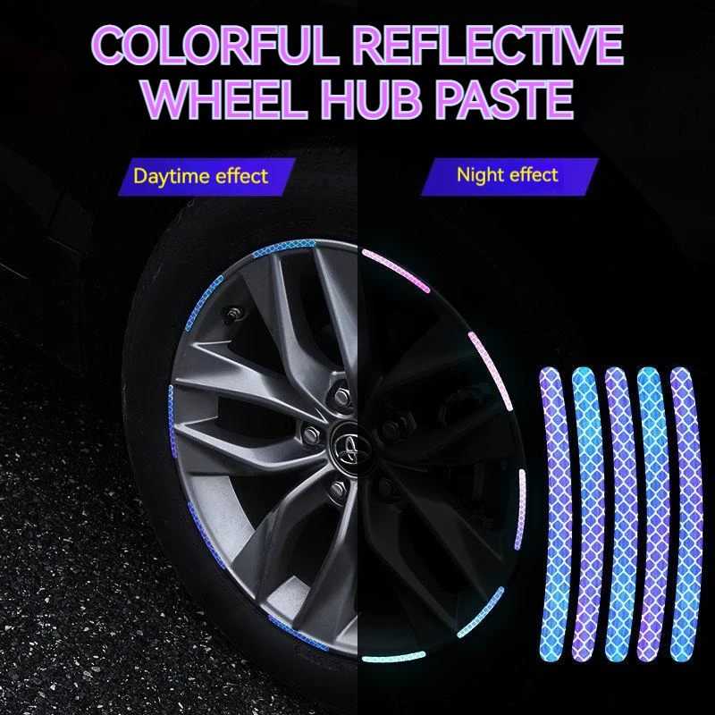 Car Wheel Reflective Stickers Motorcycle Electric Vehicle Dazzling Luminous Wheel Protection Highlighting Warning Stickers
Car Wheel Reflective Stickers Motorcycle Electric Vehicle Dazzling Luminous Wheel Protection Highlighting Warning Stickers