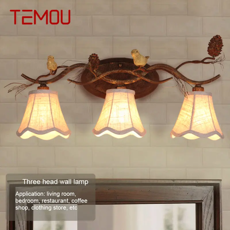 TEMOU Modern Retro Wall Sconce Lamp LED Creative Bird Decor Mirror Light For Home Living Bedroom Bedside Corridor
TEMOU Modern Retro Wall Sconce Lamp LED Creative Bird Decor Mirror Light For Home Living Bedroom Bedside Corridor
