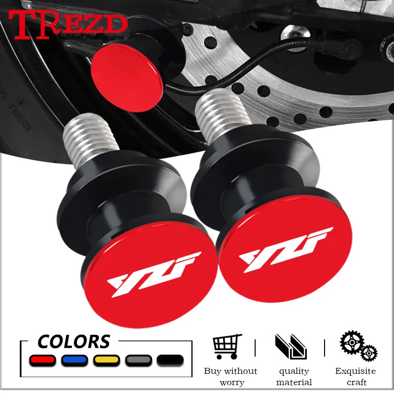 

For YAMAHA YZF R1 R1M R1S R3 R25 R6 R6S R7 R15 V3 V4 R125 Motorcycle CNC Rear Swingarm Spools Slider Stand Bolts Screw Protector