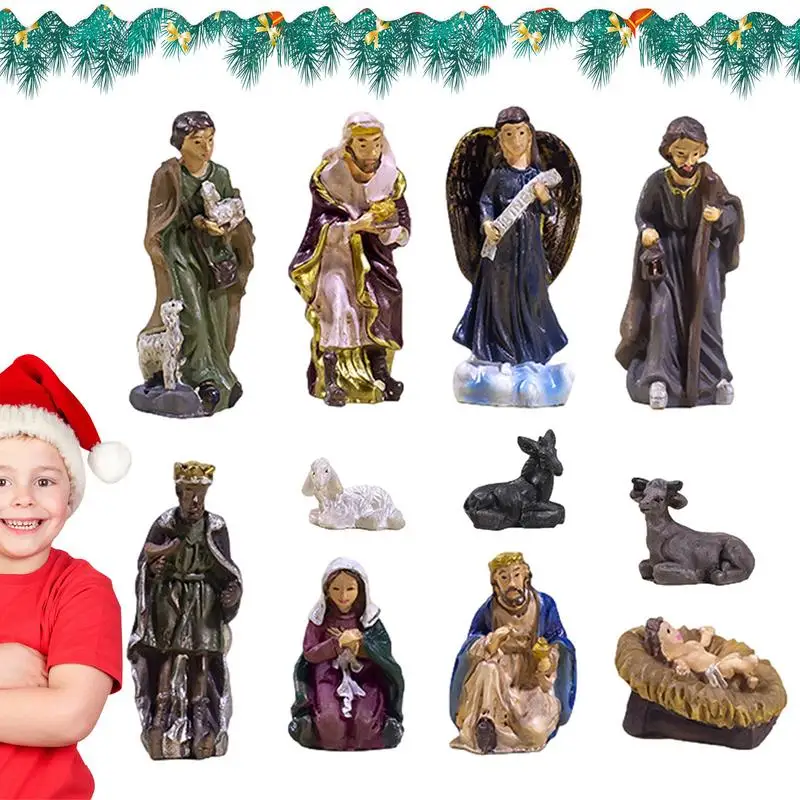 Christ Nativity Statue Resin Nativity Sets For Christmas Indoor Durable Nativity Scene Religious Nativity Ornaments
Christ Nativity Statue Resin Nativity Sets For Christmas Indoor Durable Nativity Scene Religious Nativity Ornaments