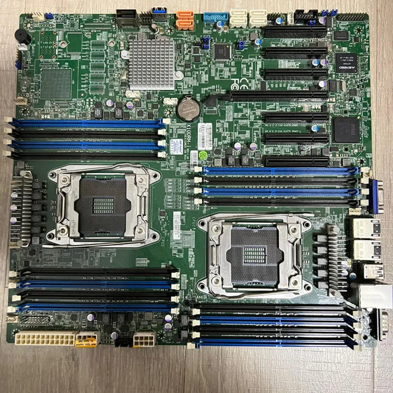 For Supermicro Two-way Server E-ATX Motherboard LGA 2011 Support C612 Xeon E5-2600 v3/v4 Family DDR4 X10DRH-i
For Supermicro Two-way Server E-ATX Motherboard LGA 2011 Support C612 Xeon E5-2600 v3/v4 Family DDR4 X10DRH-i