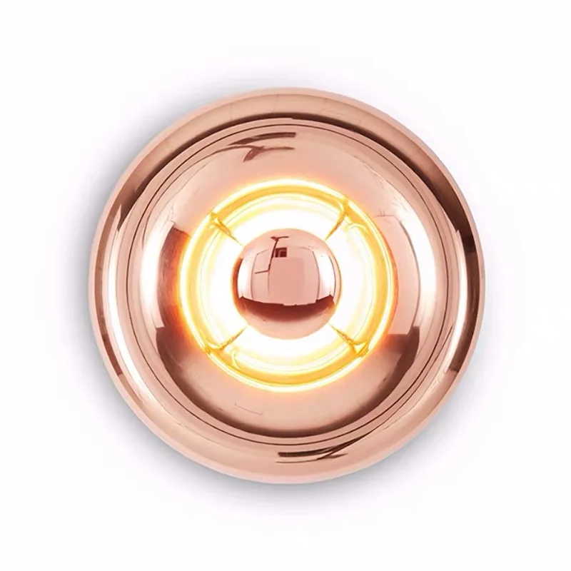 Modern Creative Round Chrome Wall Lamp Bedroom Bedside Living Room Aisle Corridor Rose Gold Glass Decorative Lighting Fixtures
Modern Creative Round Chrome Wall Lamp Bedroom Bedside Living Room Aisle Corridor Rose Gold Glass Decorative Lighting Fixtures