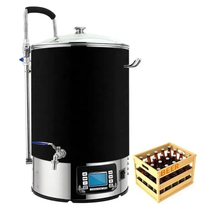 Stainless Steel Home Brewing Beer Mash 40L/60L Automatic all-in-one Microbrewery System
Stainless Steel Home Brewing Beer Mash 40L/60L Automatic all-in-one Microbrewery System