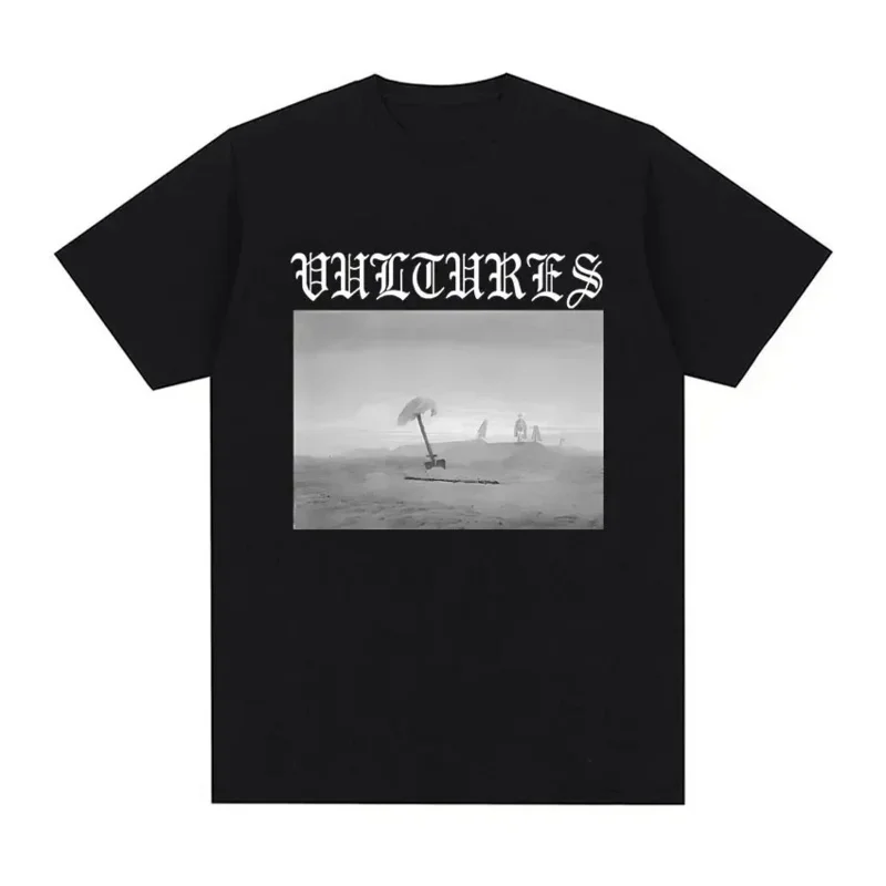 Men Women Harajuku Gothic loose T-shirts hiphop punk style tees streetwear vulvultures new song and album cover T shirt West
Men Women Harajuku Gothic loose T-shirts hiphop punk style tees streetwear vulvultures new song and album cover T shirt West