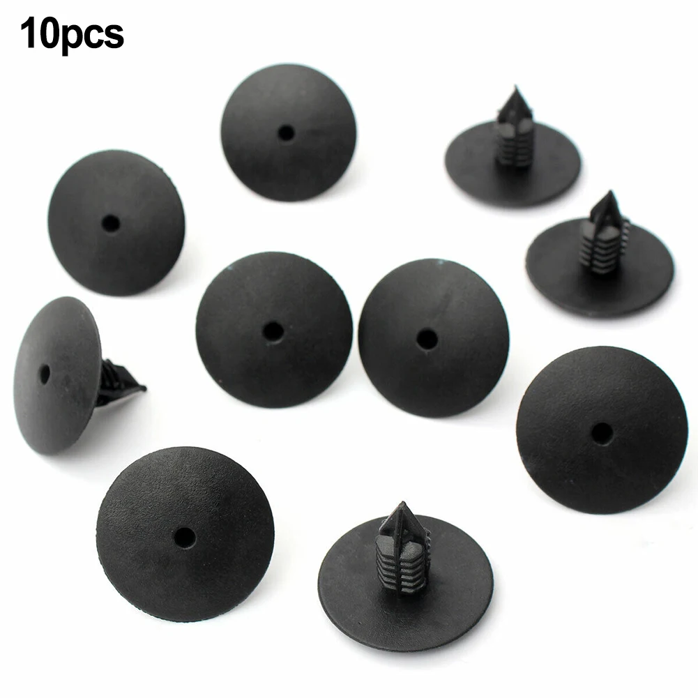 

10 Pcs Black Clamp For Clio Scenic Wheel Arch Lining Splash Guard Trim Spruce Clip 7703077435 For 10mm Hole Interior Accessories