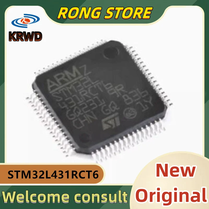 5 шт. STM32L431 RCT6 Новый и оригинальный чип IC STM32L431RCT6 STM32L431 LQFP-64 32-разрядный MCU
5 шт. STM32L431 RCT6 Новый и оригинальный чип IC STM32L431RCT6 STM32L431 LQFP-64 32-разрядный MCU