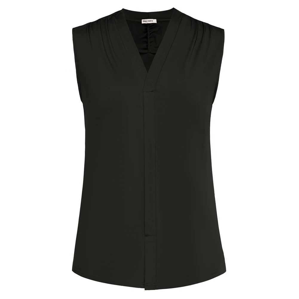 GK Women Tank Tops Front Slit Tops Sleeveless Slim-Fit V-Neck Ruched Shoulder Pullover Tops Fashion Summer Camis
GK Women Tank Tops Front Slit Tops Sleeveless Slim-Fit V-Neck Ruched Shoulder Pullover Tops Fashion Summer Camis