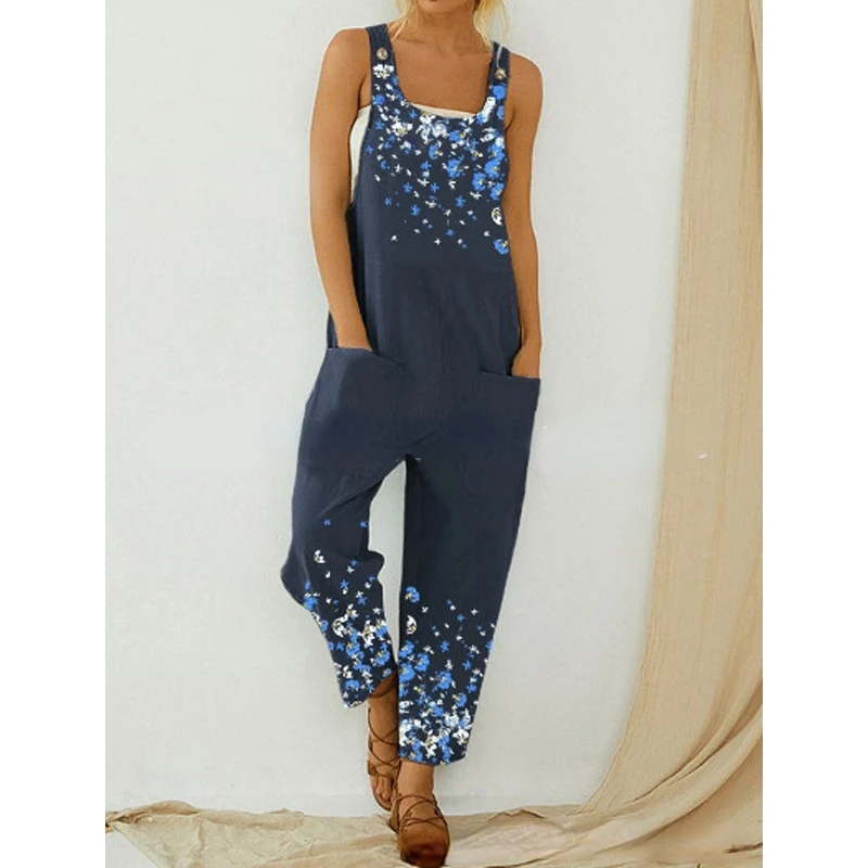 Women's Jumpsuits with Pockets Abstract Floral Print Bib Rompers Loose Trousers Suits Streetwear Vintage Fashion Casual Summer
Women's Jumpsuits with Pockets Abstract Floral Print Bib Rompers Loose Trousers Suits Streetwear Vintage Fashion Casual Summer