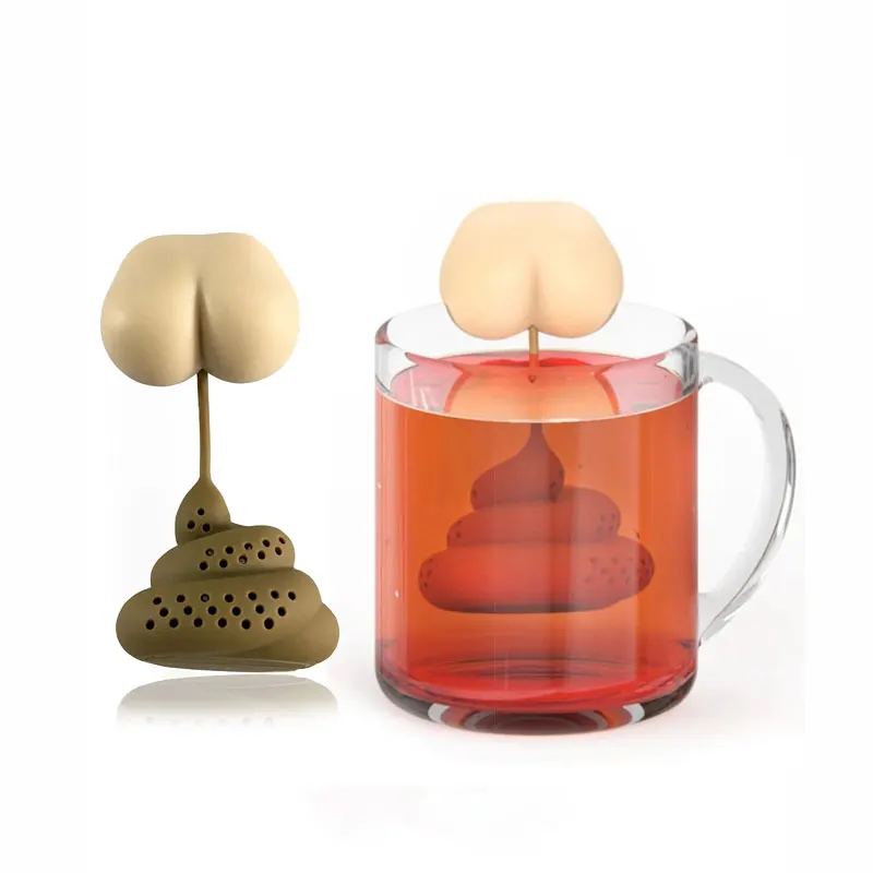 

Силиконовый ситечко для заваривания чая, креативный многоразовый Забавный фильтр для чайных пакетиков в форме уборки, ситечко для заваривания, чайный чайник, инструменты для заваривания