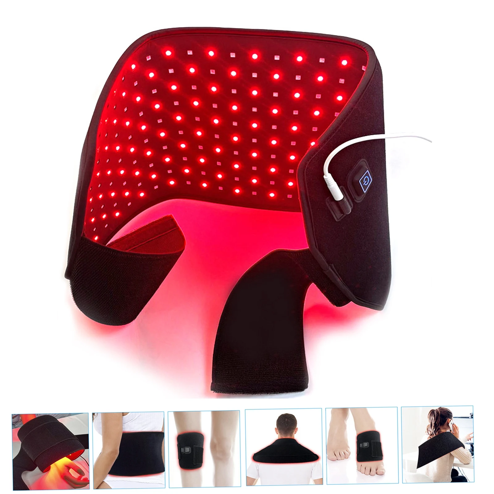 250pcs Red light physiotherapy belt LED Infrared Physiotherapy Relieve fatigue belts 70cm*26cm Warm Physiotherapy Instru 
250pcs Red light physiotherapy belt LED Infrared Physiotherapy Relieve fatigue belts 70cm*26cm Warm Physiotherapy Instru