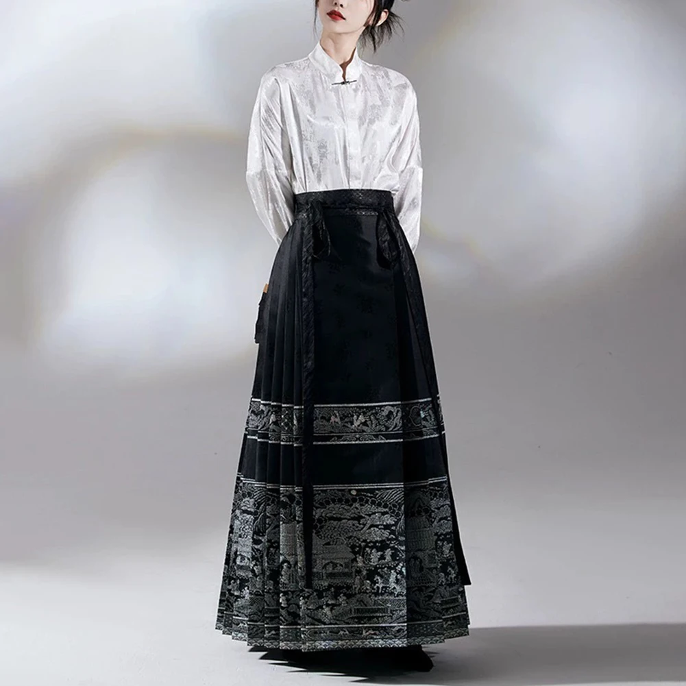Pleats Skirt Skirt Casual Chinese Traditional Hanfu Spring And Summer Dating Street Suitable For Daily Leisure
Pleats Skirt Skirt Casual Chinese Traditional Hanfu Spring And Summer Dating Street Suitable For Daily Leisure