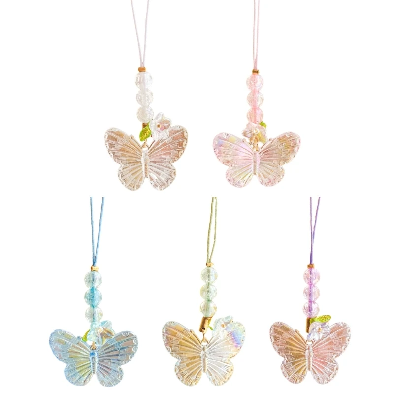 Flower Butterfly Hanging Pendant Sweet Phone Strap Y2K Bag Decoration Portable Hanging Lanyard Gift for Girls Women 517F
Flower Butterfly Hanging Pendant Sweet Phone Strap Y2K Bag Decoration Portable Hanging Lanyard Gift for Girls Women 517F